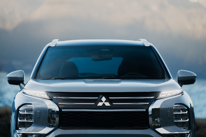 The Outlander PHEV has advanced LED headlights